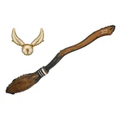 dekoracja na urodziny halloween balony foliowe xl harry potter nimbus 2000 i zloty znicz 2 szt