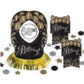 dekoracja stolu happy birthday personalizowana amscan zestaw