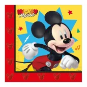 dekoracja stolu na urodziny serwetki papierowe myszka mickey jedmorazowe dzien dziecka miki x20