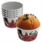 dekoracje na dzien gornika oslonki na muffinki barborka do szkoly przedszkola 6 szt