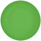 dekoracje na dzien swietego patryka talerzyki papierowe okragle zielony 18 cm 6 szt