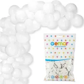 dekoracje na pierwsza komunie balony pastelowe do tworzenia girland balonowych bialy 5 20 szt