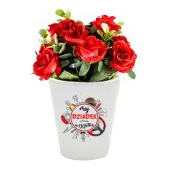 doniczka dzien dziadka moj dziadek potrafi wszystko bialy 10 cm