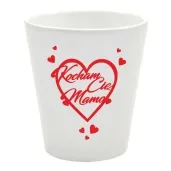 doniczka dzien matki kocham cie mamo bialy 10 cm