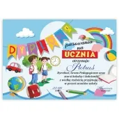 dyplom pasowania na ucznia zegar a5