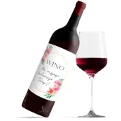 etykieta na butelke dzien ojca wino dla mojego kochanego taty 85x120 mm 5 szt