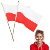 flagi na patyczku polska arpex 30 cm 2 szt