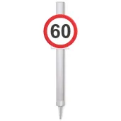 fontanna tortowa 60 urodziny traffic birthday 18 cm