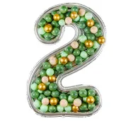 forma na balony cyfra 2 srebrny partydeco 53 dgt