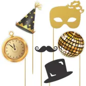 fotogadzet patyczki szampanski nowy rok w meloniku 6 szt