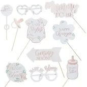 fotogadzety patyczki baby shower baby in bloom amscan 10 szt