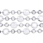 girlanda krysztalowa bezbarwny 100 cm 1szt
