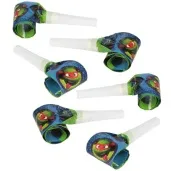 gwizdek zwijany zolwie ninja amscan 6 szt