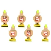 gwizdki zwijane prl zloty congee 6 szt