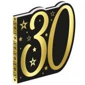 ksiega gosci 30 urodziny gwiazdy zloto czarny guirca 20 x 22 26 kartek