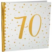 ksiega gosci 70 urodziny santex 24 x 24 cm 20 kartek