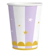 kubeczki papierowe crazy cake gwiazdki amscan 250 ml 8 szt