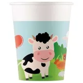 kubeczki papierowe farma zwierzeta procos 200 ml 8 szt
