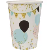 kubeczki papierowe glitter santex 250 ml 10 szt