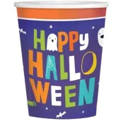 kubeczki papierowe halloween friends kolorowe amscan 266 ml 8 szt