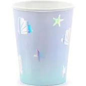 kubeczki papierowe narwal partydeco 220 ml 6 szt