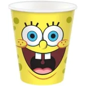 kubeczki papierowe spongebob amscan 250 ml 8 szt