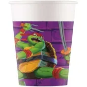 kubeczki papierowe zolwie ninja tmnt procos 200 ml 8 szt
