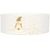 lampion lezka aniolek bialy adpal 290 135 110 mm