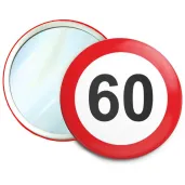 lusterko 60 urodziny traffic birthday 56 mm