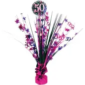 obciaznik do balonow bukiet 50 urodziny amscan rozowo czarny 250 g