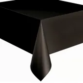 obrus foliowy classic czarny unique 274x137 cm