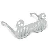 okulary party halloween czaszki papierowe 6 szt