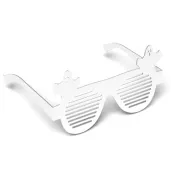 okulary party halloween duszki papierowe 6 szt