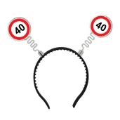 opaska party 40 urodziny traffic birthday