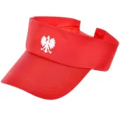 opaska party kibic z daszkiem czerwony arpex