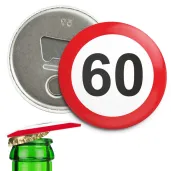 otwieracz 60 urodziny traffic birthday 56 mm