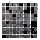 panel dekoracyjny cekinowy czarny partydeco 30 x 30 cm
