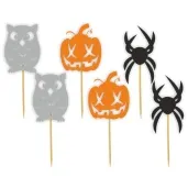 pikery halloweenowe party wielokolorowy 6 szt