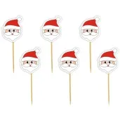 pikery mikolaje w okularach mix 6 szt