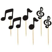 pikery nuty czarne 6 szt