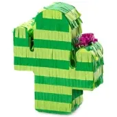 piniata mini kaktus zielony partydeco 11 5 x 6 cm