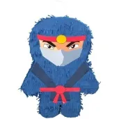piniata ninja niebieski boland 44 x 33 x 10 cm