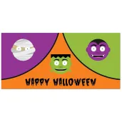 plakat potworki happy halloween congee 70x30 cm