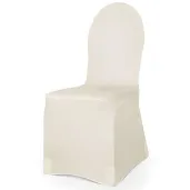 pokrowiec na krzes o classic matowy cappuccino partydeco 1 szt