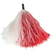 pompon czirliderka bialo czerwon godan