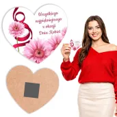 prezent na dzien kobiet 8 marca magnes gerbery na lodowke dla kolezanek z pracy klasy 9 cm