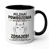 prezent na odejscie z pracy kubek z imieniem powodzenia w nowej pracy zdrajco personalizacja