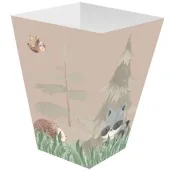 pudelka na popcorn lesne zwierzatka congee 6 szt