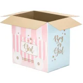 pudelko na balony boy or girl partydeco 60x40x60 cm