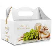 pudelko na ciasto pierwsza komunia swieta biale toledo 5 szt